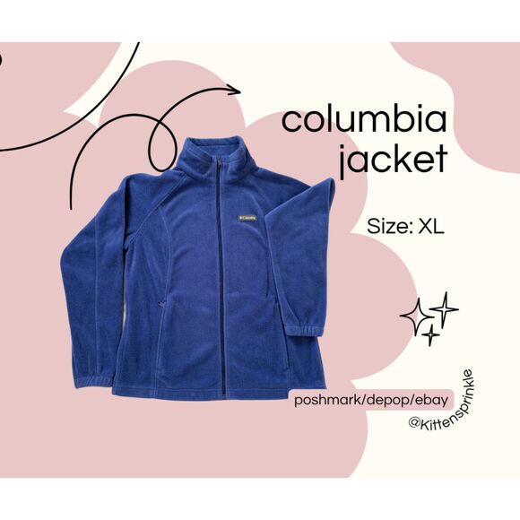 Blue Columbia Jacket - Picture 1 of 4